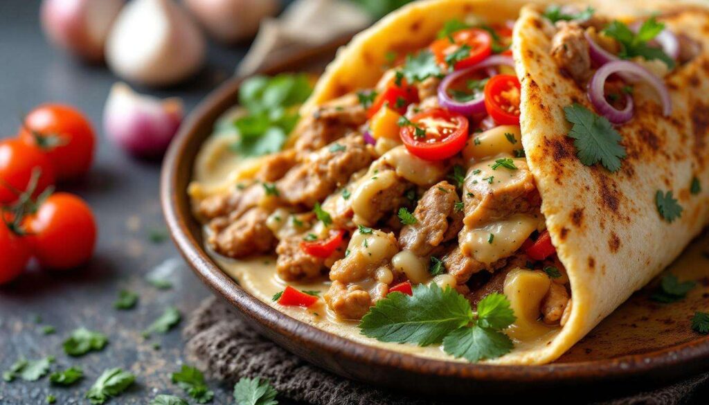 Griechischer Gyros Topf: der cremige Fleischtopf für viele Gäste