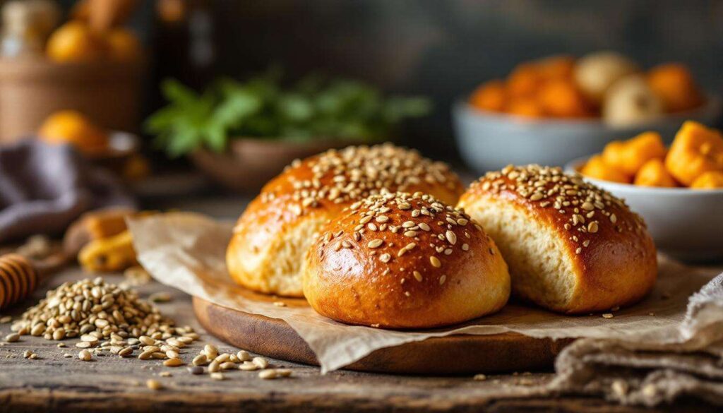 Back dir einen Ballaststoff-Booster mit diesen selbstgemachten Brötchen