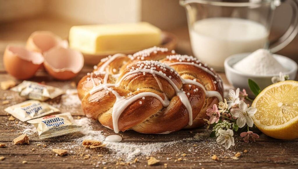 Fluffige Mini Hefezöpfe mit Zuckerguss – leicht gemacht und perfekt für Ostern